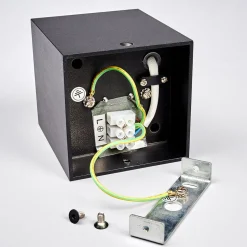 Carson - Downlight i svart for utenpåliggende tak