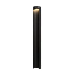 Combo LED-gatelampe, svart, 65 cm, aluminium, IP54