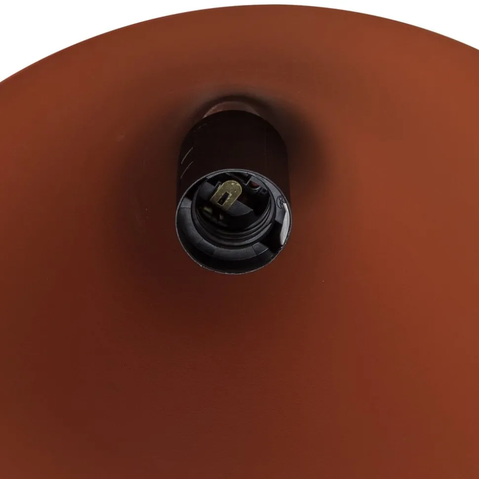 Cono pendellampe, enkeltlys, Ø 25 cm, teglrød