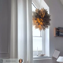 Dekostjerne Ice, papir, uten fatning, beige