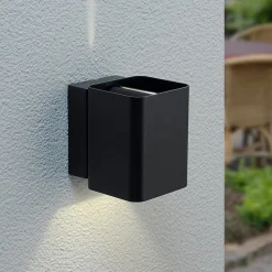 Doppelt strålende LED-utevegglys Nikolas