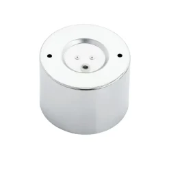 Downlight Chloe fast, stål forkrommet