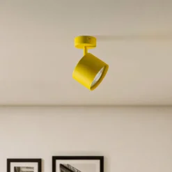 Downlight Chloe justerbar med 1 lyskilde, gul