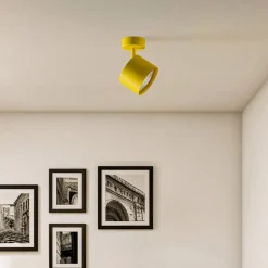 Downlight Chloe justerbar med 1 lyskilde, gul