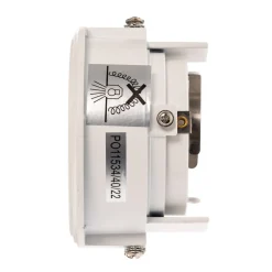 Downlight Hyde 1 lyskilde rund dreibar hvit