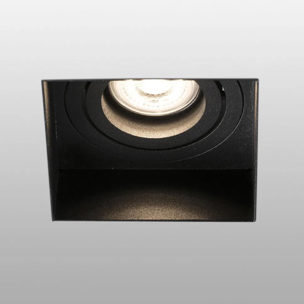 Downlight Hyde 1 lyskilde kantet dreibar svart