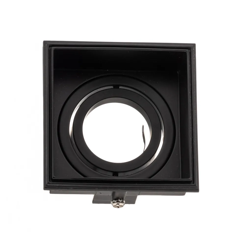 Downlight Hyde 1 lyskilde kantet dreibar svart