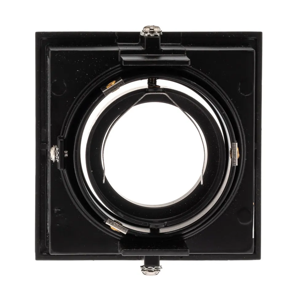 Downlight Hyde 1 lyskilde kantet dreibar svart