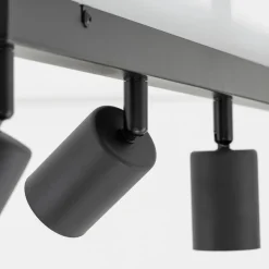 Downlight Top, svart, 83 cm, 4 lyskilder, metall, GU10