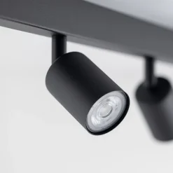 Downlight Top, svart, 127 cm, 6 lyskilder, metall, GU10