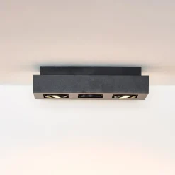 Downlight Xirax, 3 lyskilder, svart
