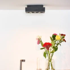 Downlight Xirax, 2 lyskilder, svart