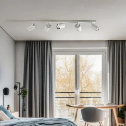 Downlight Zoom, 5 lyskilder, hvit