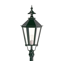 Dublin stolpelampe i trykkstøpt aluminium, svart