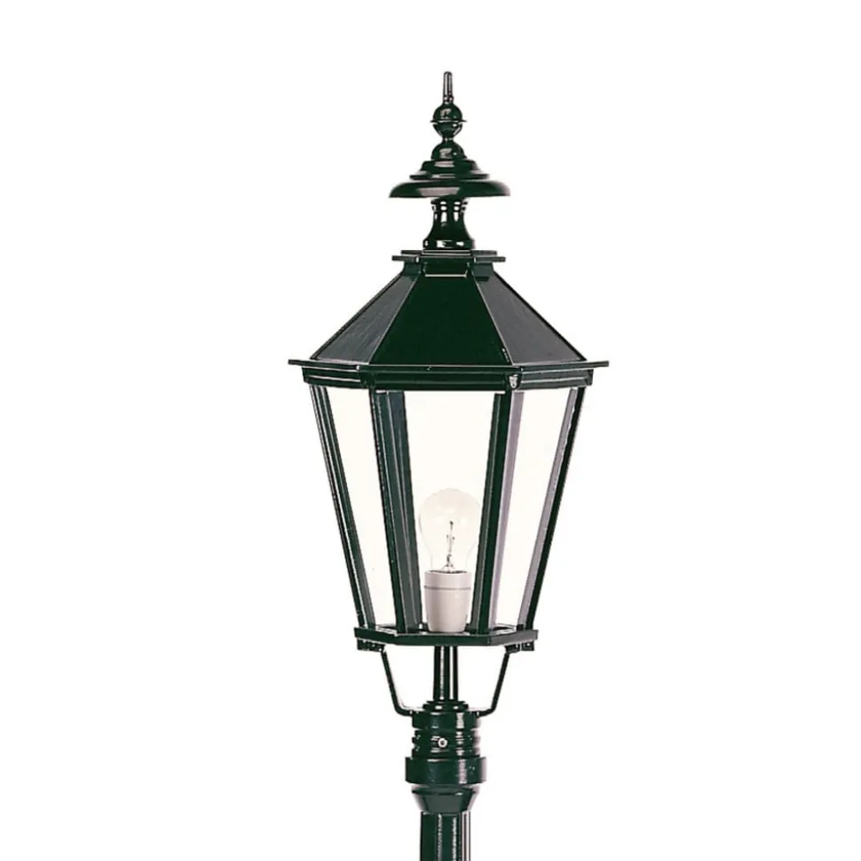 Dublin stolpelampe i trykkstøpt aluminium, svart