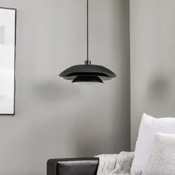 Dyberg Larsen DL45 hengelampe i metall svart