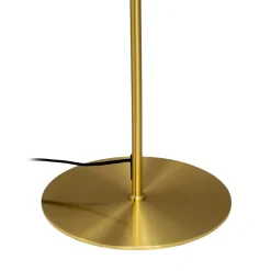 Dyberg Larsen gulvlampe DL31, messingfarget, høyde 133 cm