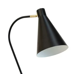 Dyberg Larsen gulvlampe Miles, svart, høyde 154,5 cm