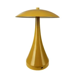 Dyberg Larsen LED-bordlampe Vienna, karri, høyde 28 cm