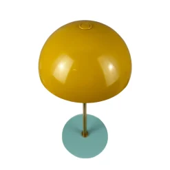 Dyberg Larsen LED-bordlampe Along, karri, høyde 20 cm