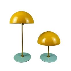 Dyberg Larsen LED-bordlampe Along, karri, høyde 20 cm