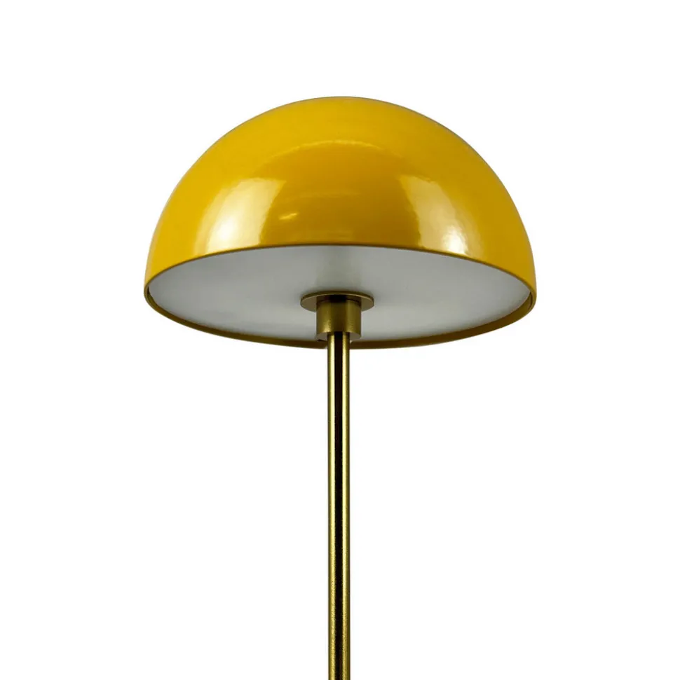 Dyberg Larsen LED-bordlampe Along, karri, høyde 20 cm