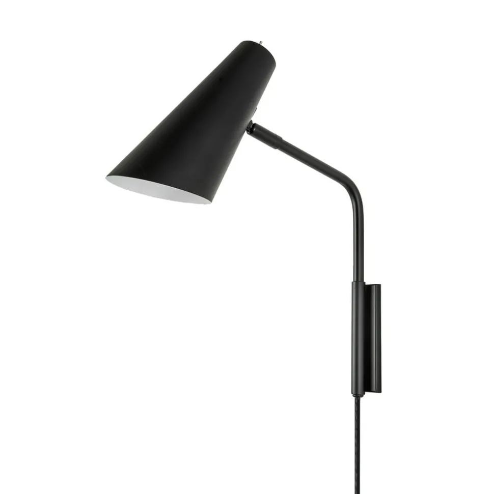 Dyberg Larsen Noa vegglampe, svart