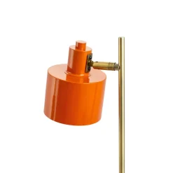 Dyberg Larsen Ocean bordlampe, oransje, høyde 43 cm, metall