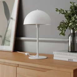 Dyberg Larsen Stockholm bordlampe E14, 43 cm hvit