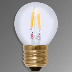 E27 3 W 922 LED dråpepære synlige glødetråder