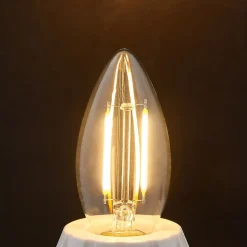 E14 LED-mignonpære filament 2 W, klar, 2 700 K