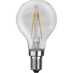 E14 P45 LED-dråpepære 1,5 W 2 700 K filament