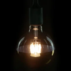 E27 7W LED-toppforspeilet lyspære, gull