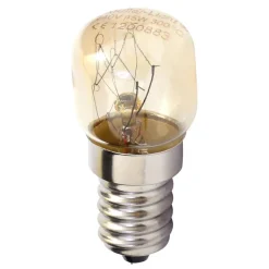 E14 15W Stekeovnspære, varmhvit, klar