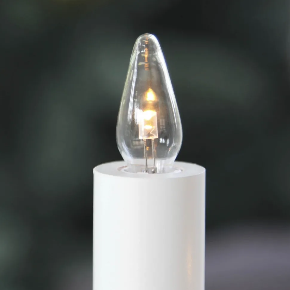 E10 0,2 W 12 V LED-reservepærer, 3 stk, transp