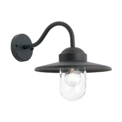 Edward utendørs vegglampe i vintage-stil, antrasitt