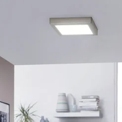 Eglo Connect Fueva-C taklampe 22,5 cm nikkel