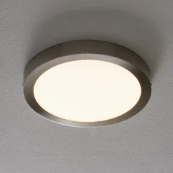 EGLO Connect Fueva-C taklampe rund 30 cm nikkel