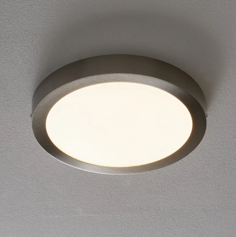 EGLO Connect Fueva-C taklampe rund 30 cm nikkel