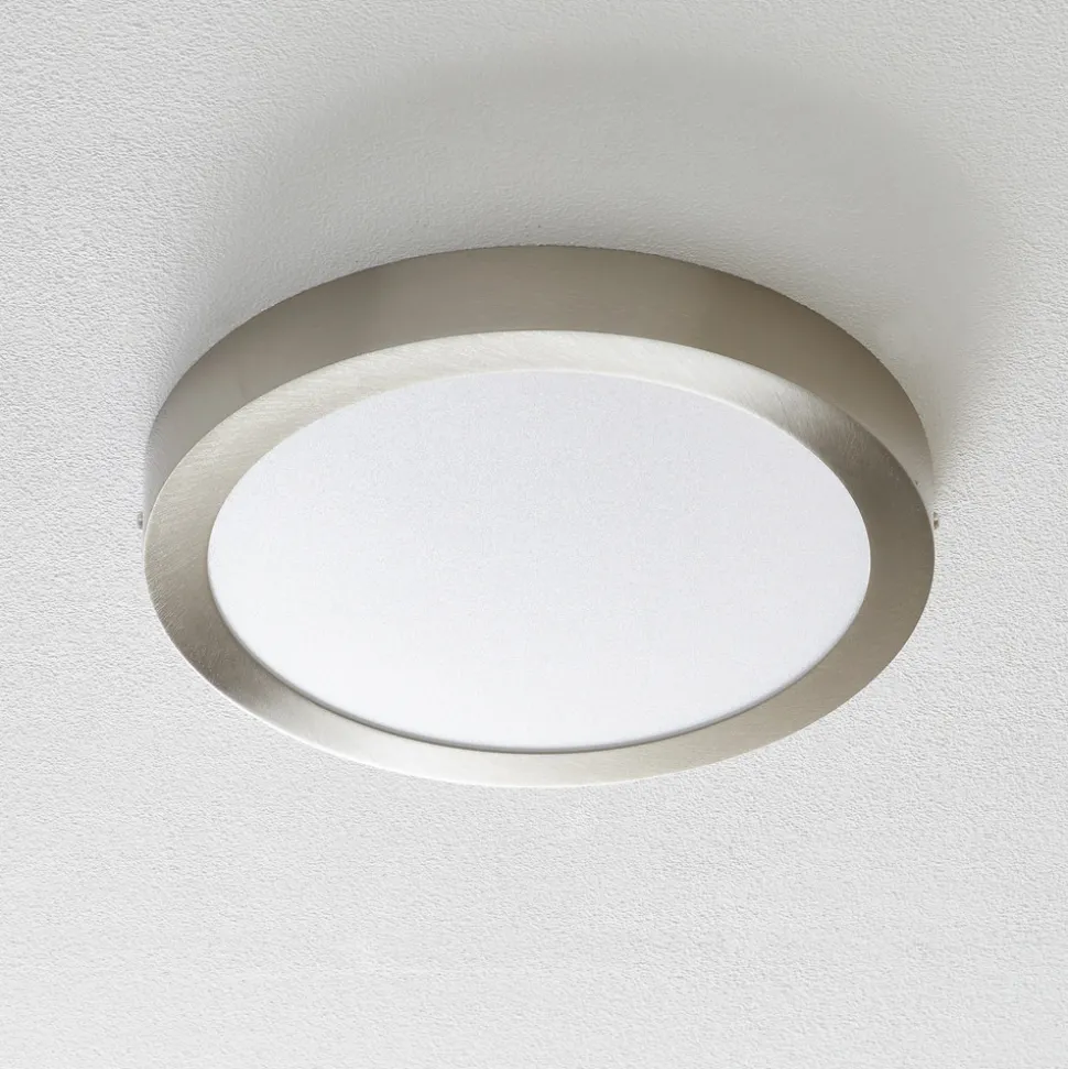 EGLO Connect Fueva-C taklampe rund 30 cm nikkel