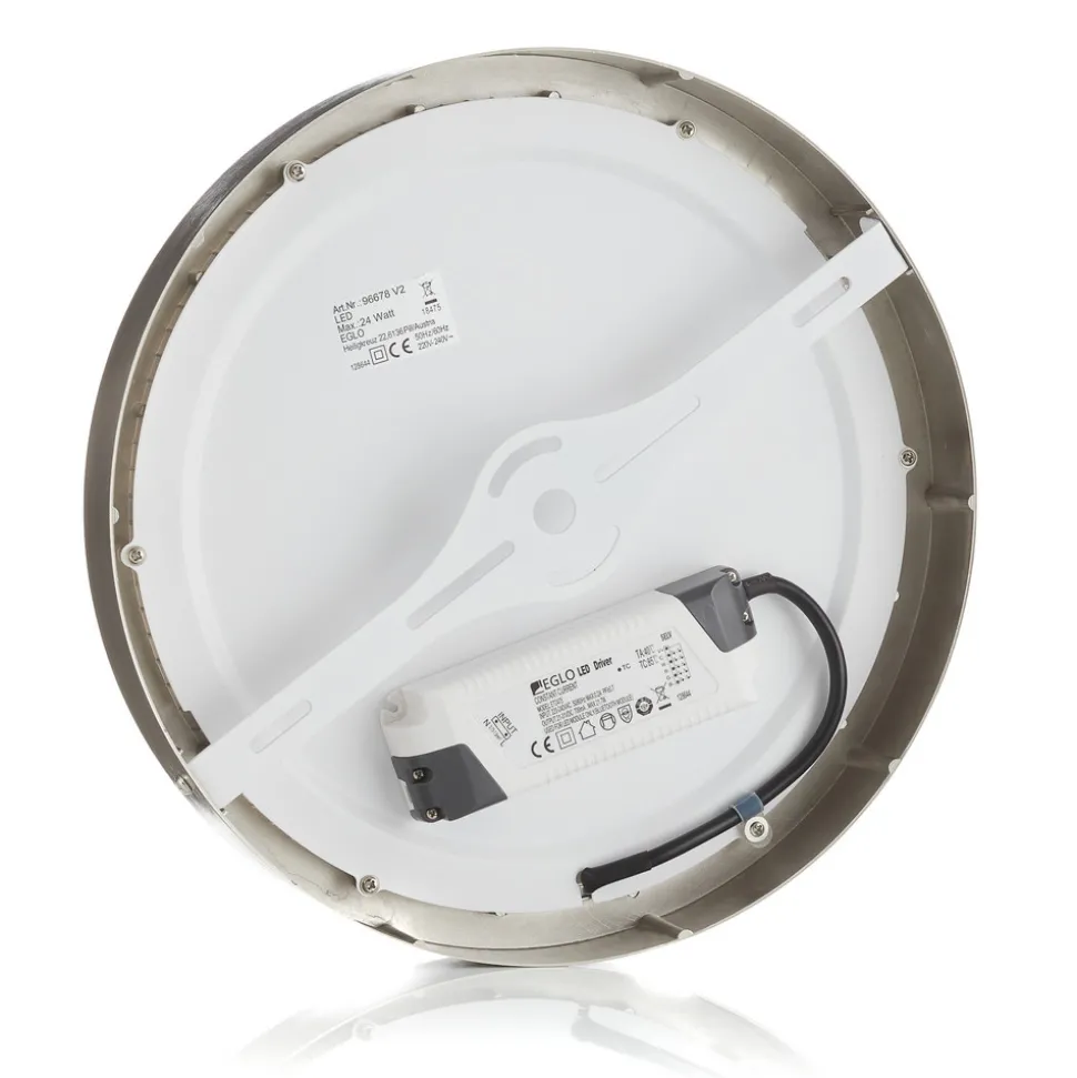 EGLO Connect Fueva-C taklampe rund 30 cm nikkel