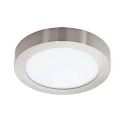 EGLO Connect Fueva-C taklampe rund 22,5 cm nikkel