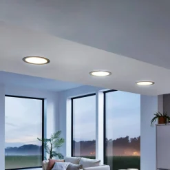 EGLO connect Fueva-Z innfelt armatur 16,5 cm, svart