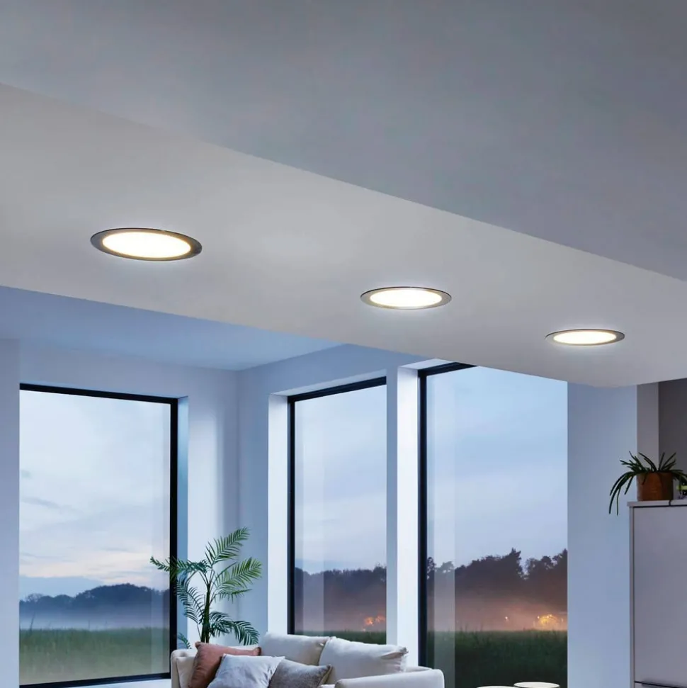 EGLO connect Fueva-Z innfelt armatur 16,5 cm, svart