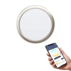 EGLO connect Fueva-Z innf.lampe 21,6 cm nikkel