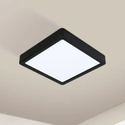 EGLO connect Fueva-Z taklampe 21x21cm svart