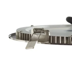 EGLO connect LED innfellingslampe Fueva-C, Ø 22,5 cm, nikkel