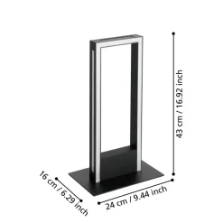 EGLO connect LED-bordlampe Savilanas-Z, svart, CCT