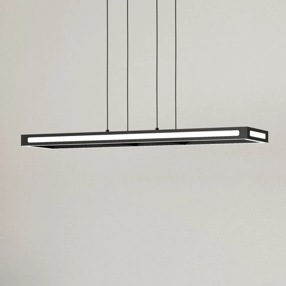 EGLO connect LED-hengelampe Savilanas-Z, 77 cm, svart