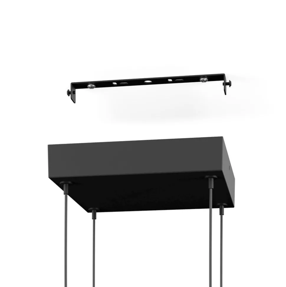 EGLO connect LED-hengelampe Savilanas-Z, 77 cm, svart